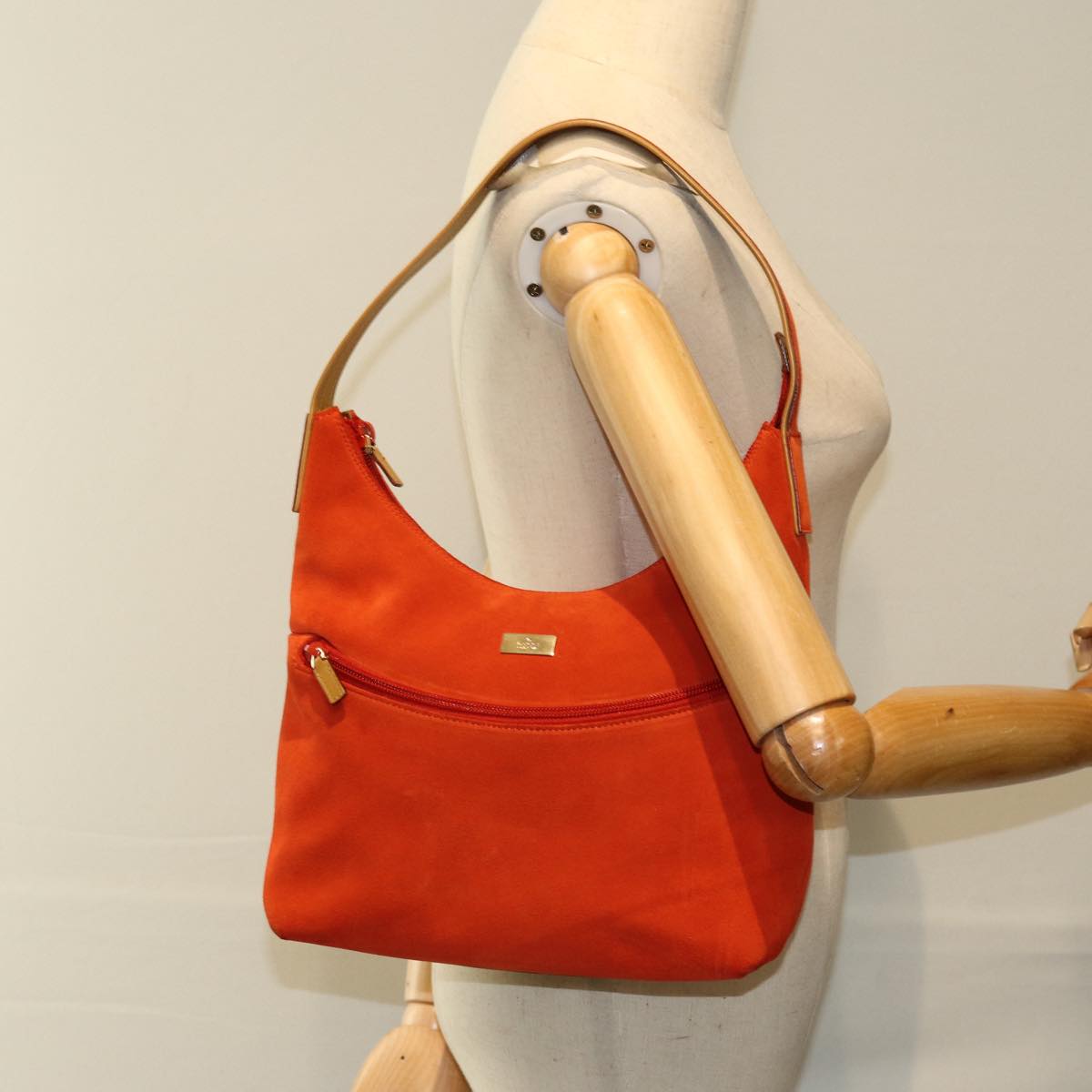 GUCCI Shoulder Bag Suede Orange 001 3386 001013 ep4272