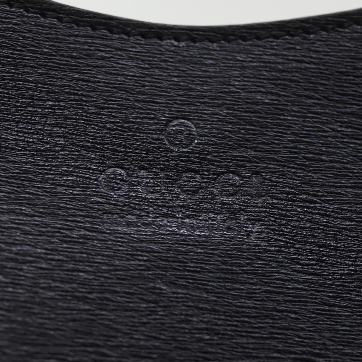 GUCCI Bamboo Shoulder Bag Leather Black 001 3739 3444 ep4344