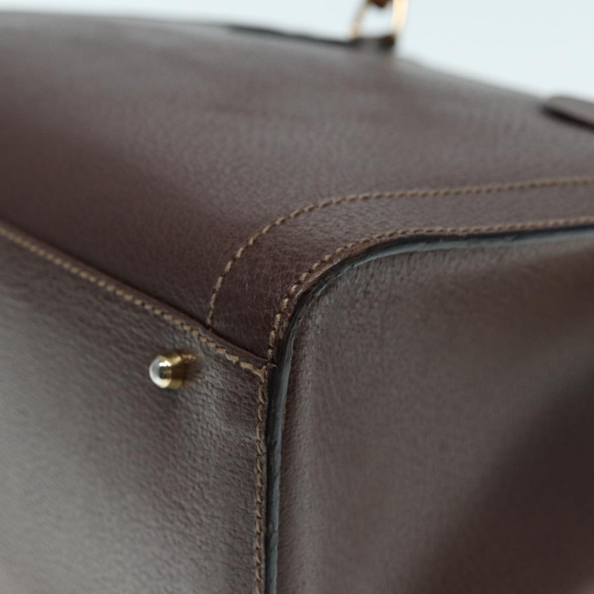 GUCCI Bamboo Tote Bag Leather Brown 002 1186 0269 ep4413
