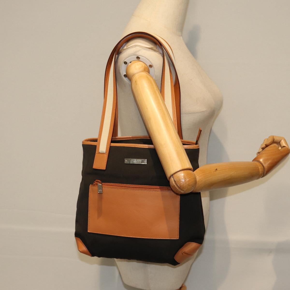 GUCCI Tote Bag Canvas Brown 019 0458 ep4519