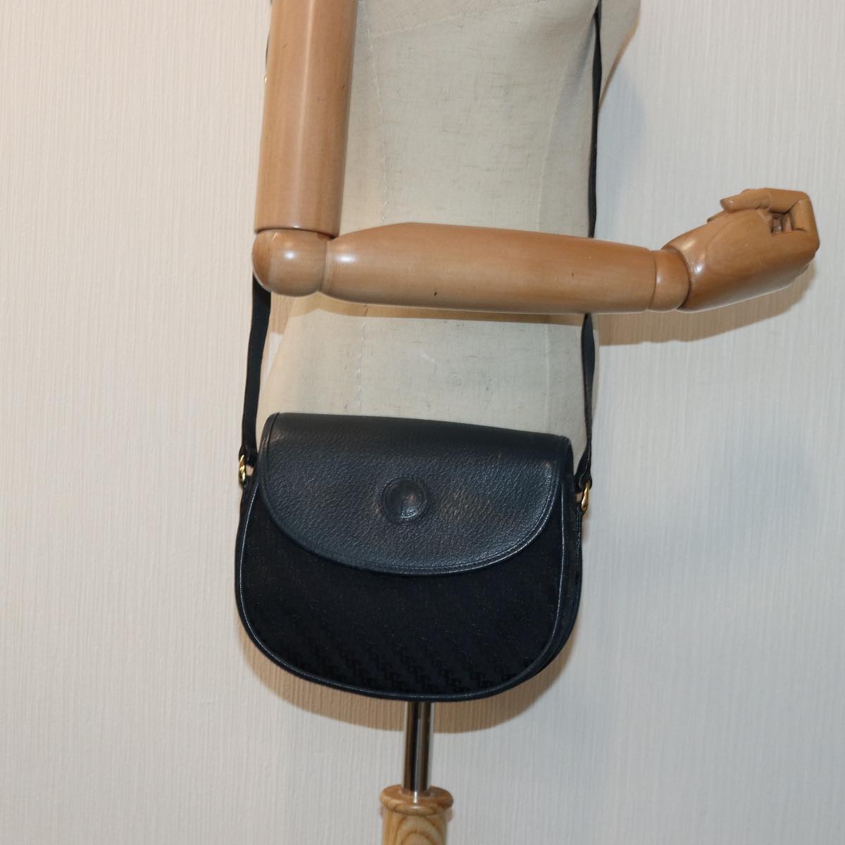 GUCCI Shoulder Bag Leather Navy ep5190
