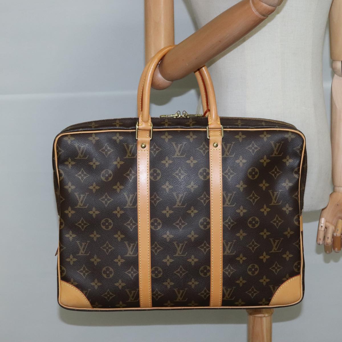 LOUIS VUITTON Monogram Porte Documents Voyage Business Bag M52005 ep6934