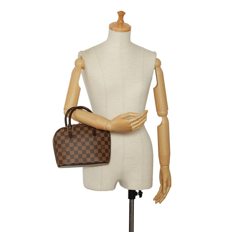 Louis Vuitton Damiere Mini Handbag N51286 Brown PVC Leather Louis Vuitton