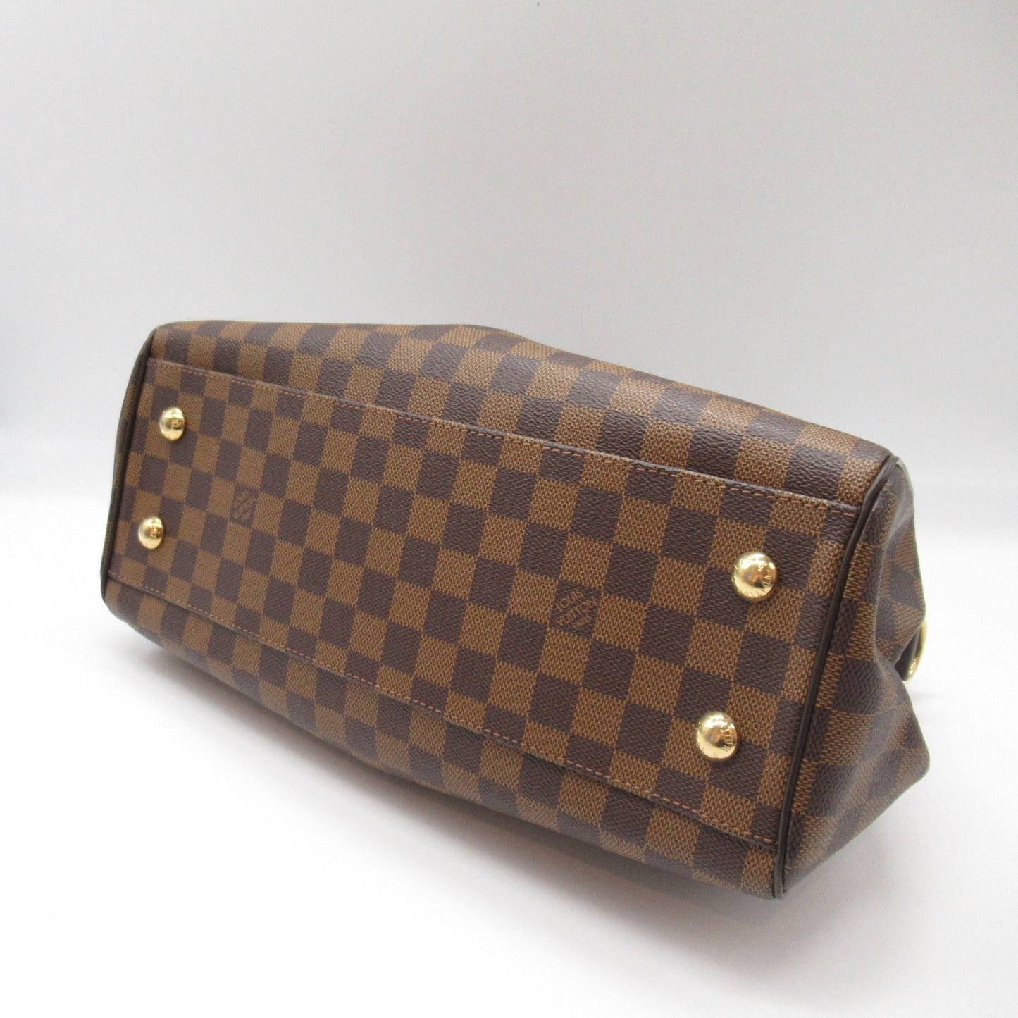 Louis Vuitton Trevi 2w Shoulder Bag PVC Coated Linen Damier Brown N51997