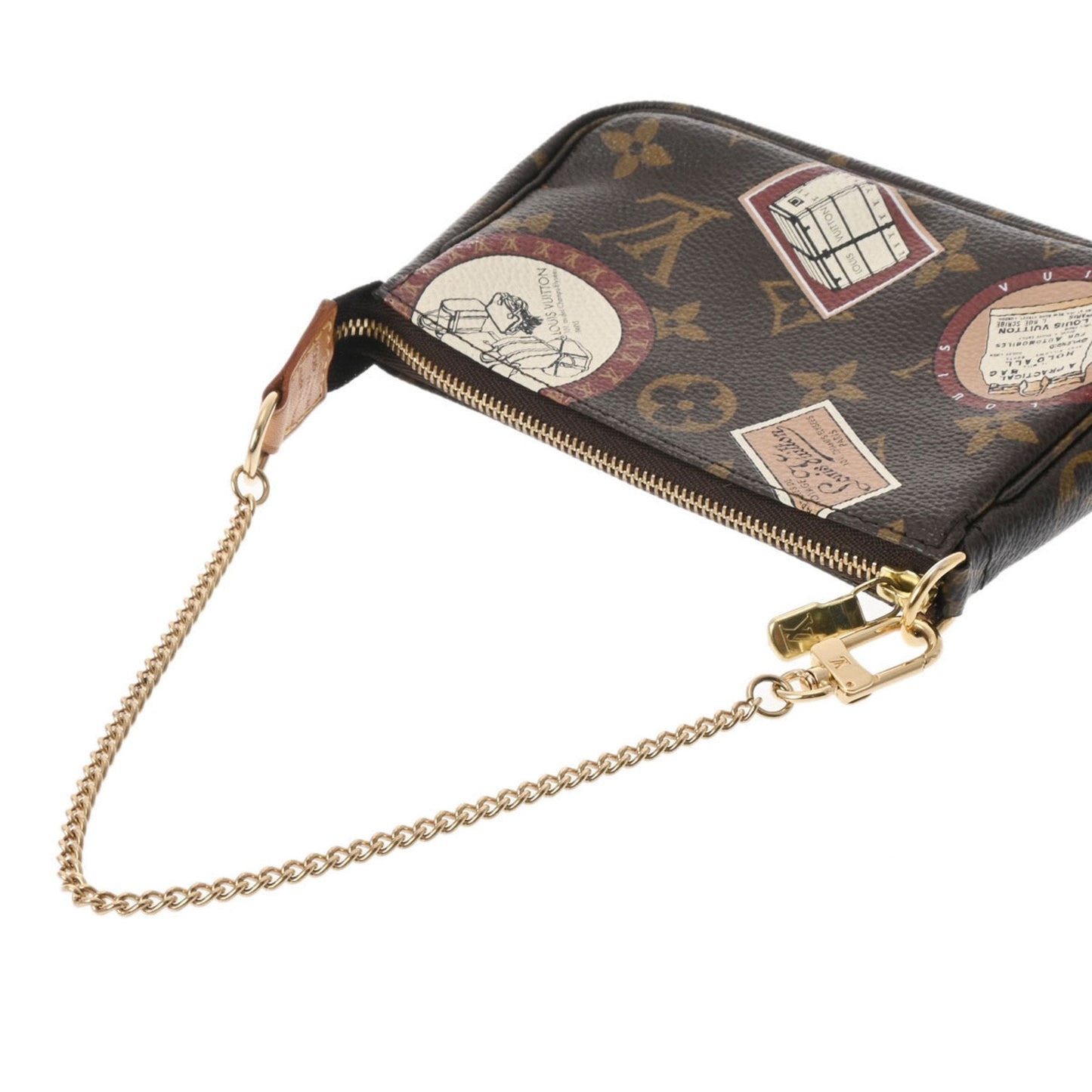 Louis Vuitton Pochette Accessoires Canvas Shoulder Bag ()