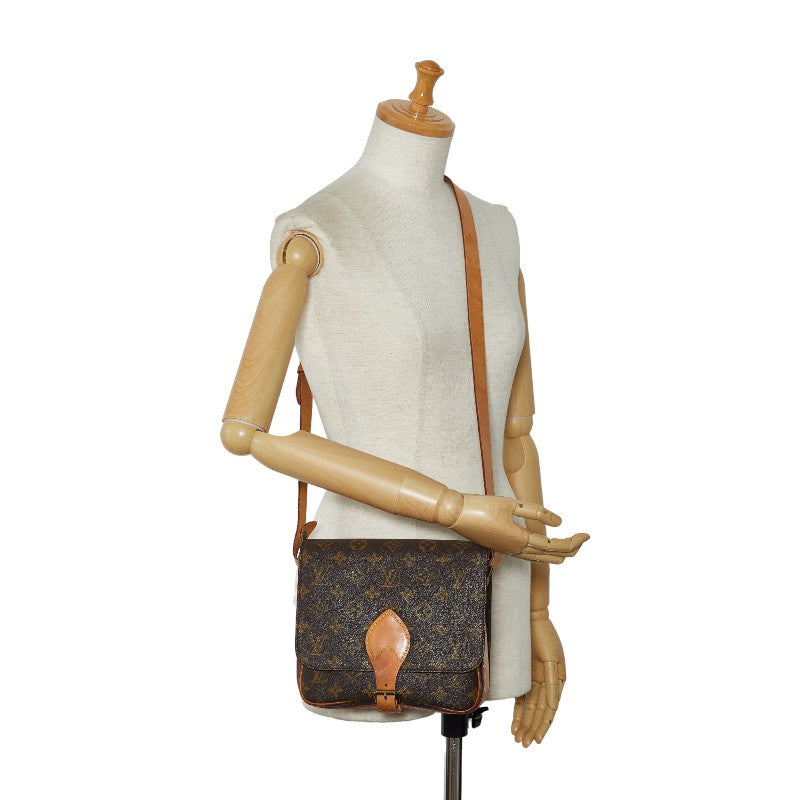 Louis Vuitton Monogram M51253 Shoulder Bag PVC/Leather Brown