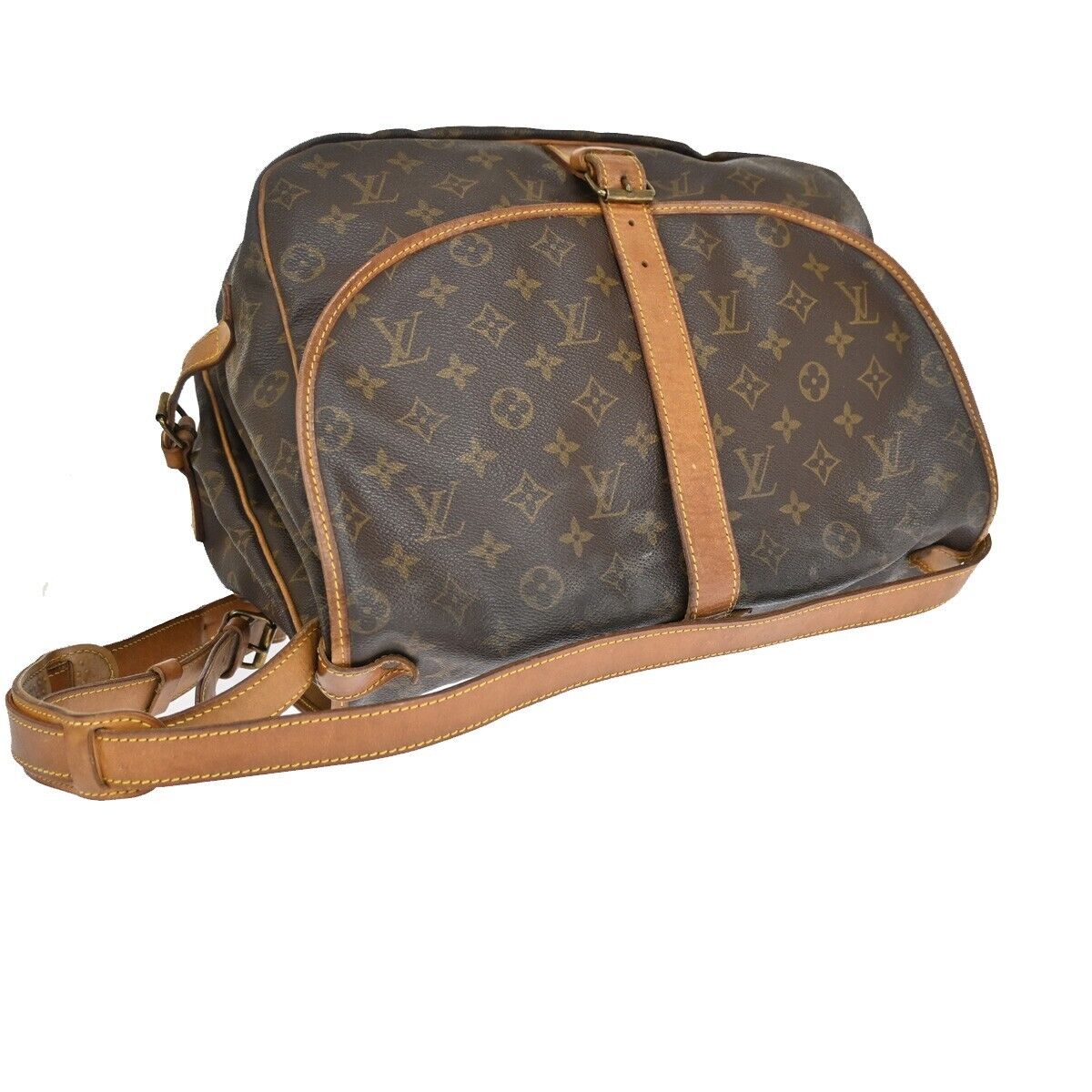 Louis Vuitton Saumur 35 Canvas Shoulder Bag ()