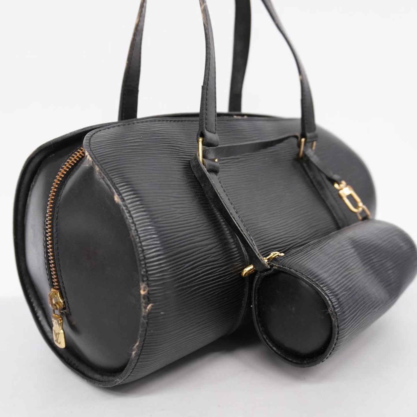 Louis Vuitton Soufflot Leather Travel Bag ()