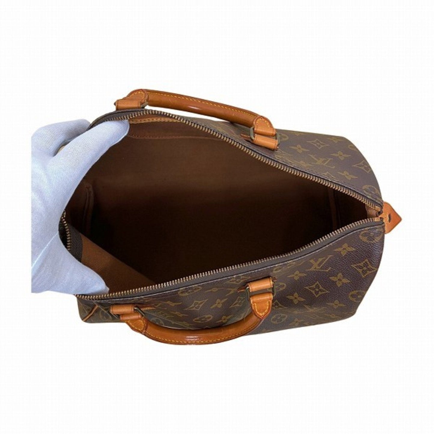 Louis Vuitton Speedy 25 Canvas Handbag ()
