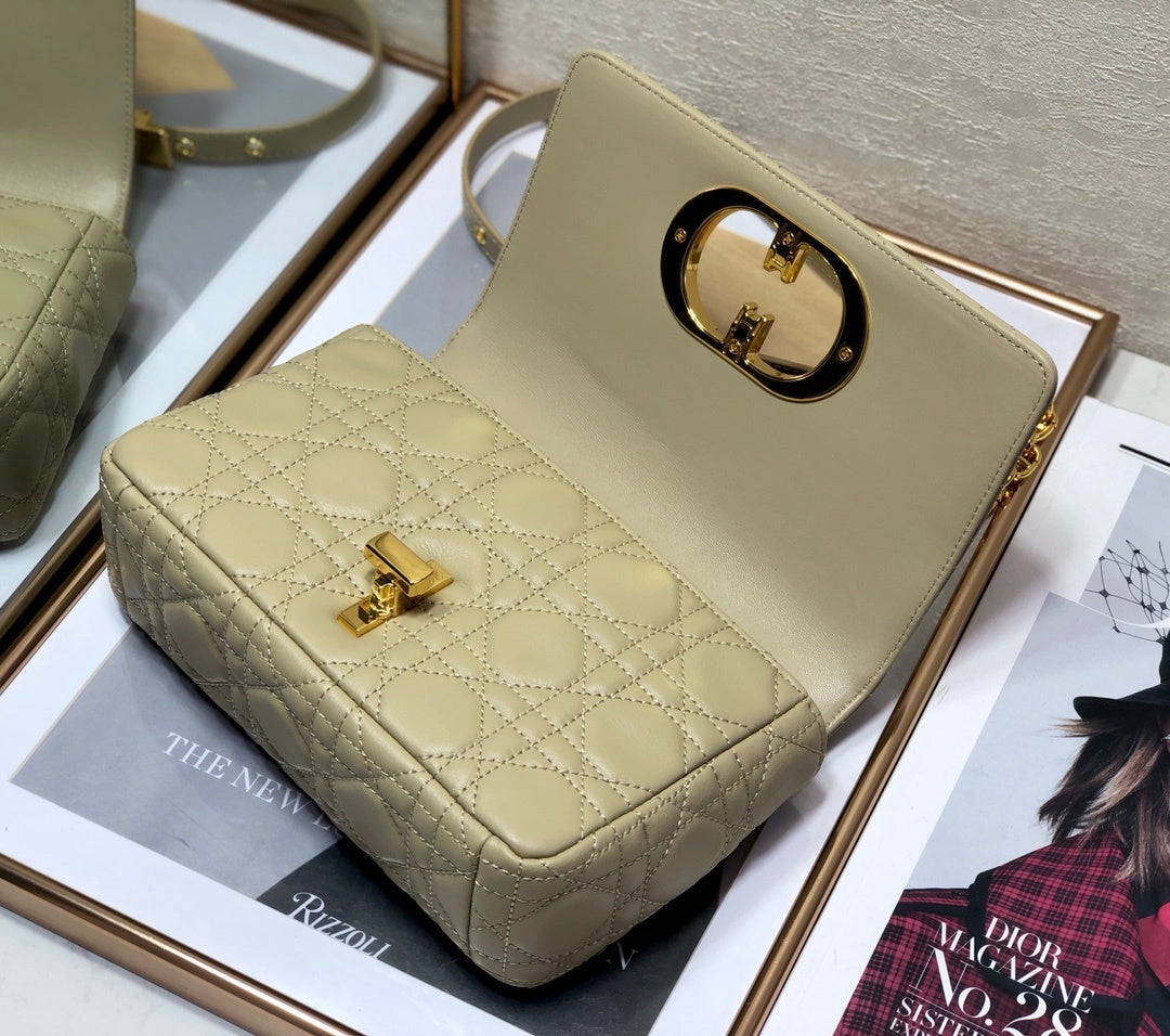 GLAMI Small Caro Bag Beige For Women 8in/20cm CD M9241UWHC_M39U
