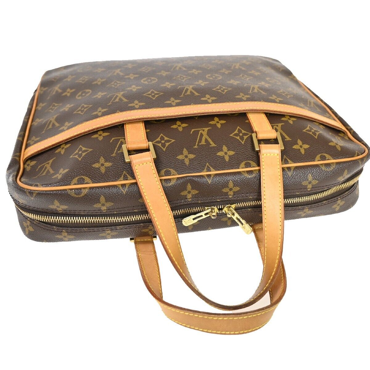 Louis Vuitton Porte Document Pegase Canvas Handbag ()