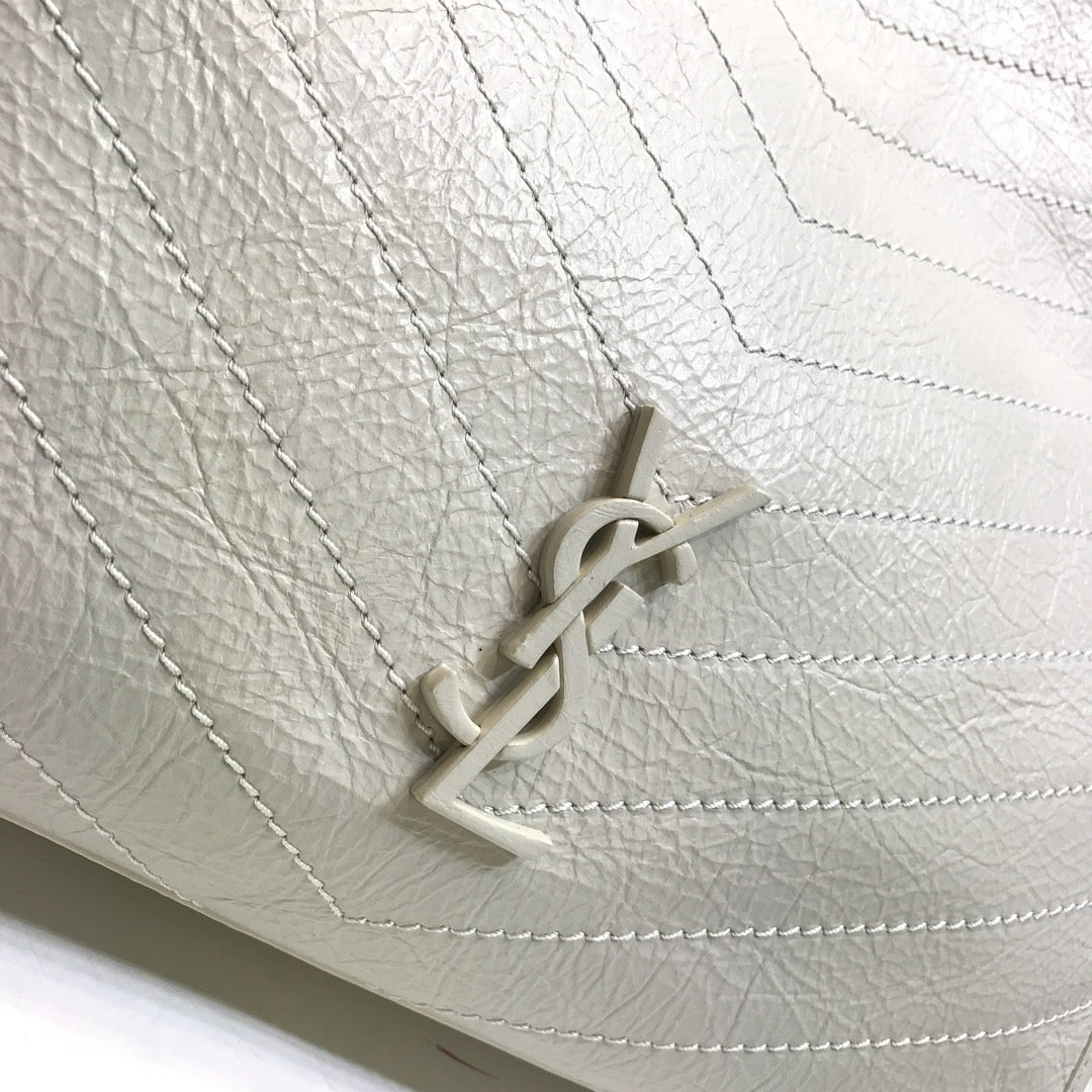 GLAMI Niki MeGLAMIum Shopping Bag White For Women 12.6in/32cm YSLÂÂ