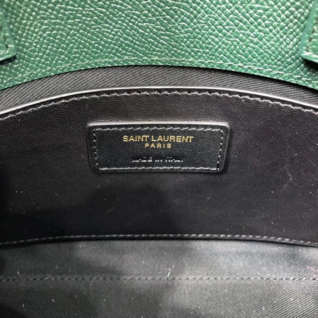 GLAMI Manhattan Nano Shopping Bag In Box Green For Women 8.2in/21cm YSL