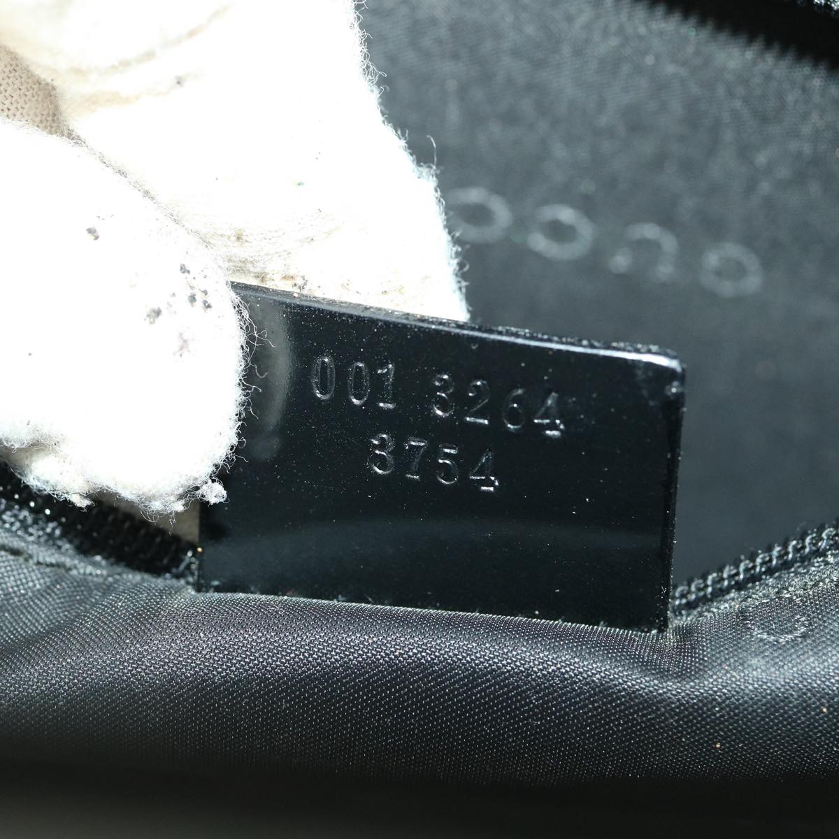 GUCCI Shoulder Bag Leather 3Set Black Green fm1718