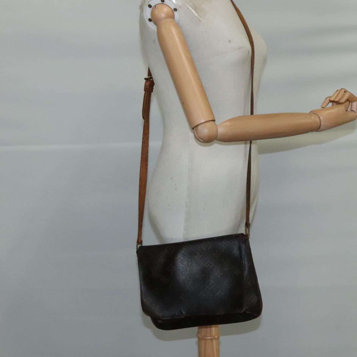 LOUIS VUITTON Monogram Musette Tango Long Shoulder Bag M51388 LV fm4218