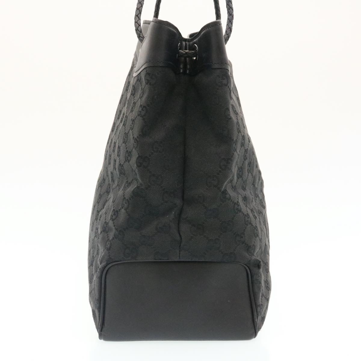 GUCCI GG Canvas Shoulder Bag Canvas Black am1813g