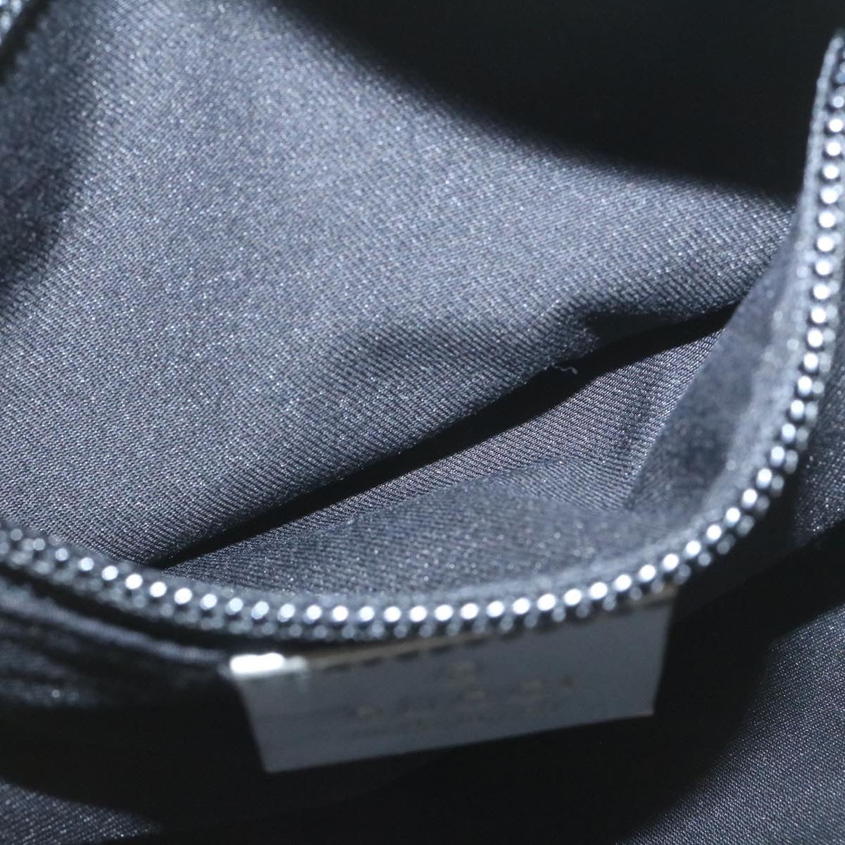 GUCCI Sherry Line GG Canvas Tote Bag Silver Blue am1955g