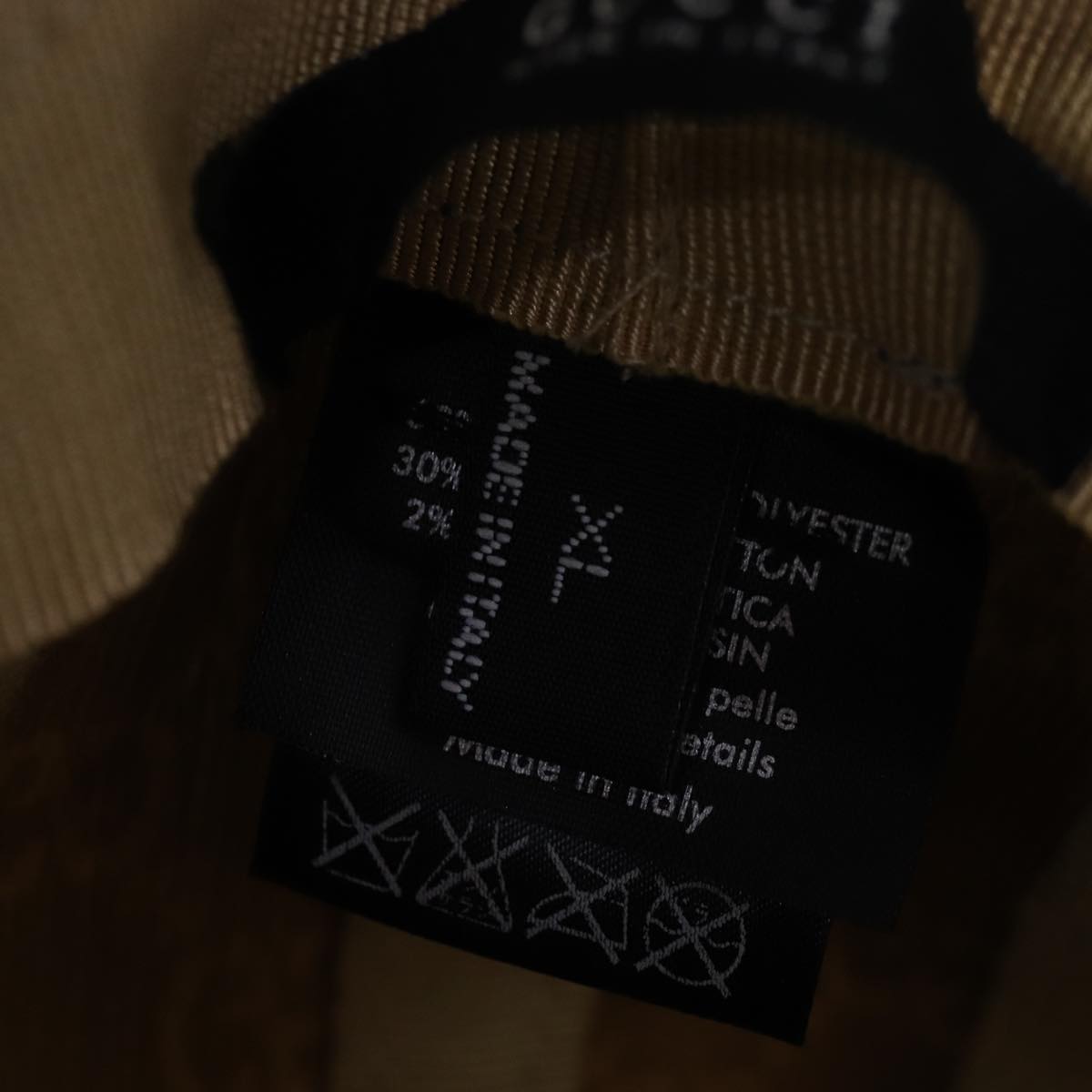 GUCCI GG Canvas Hat XL Beige hk1407