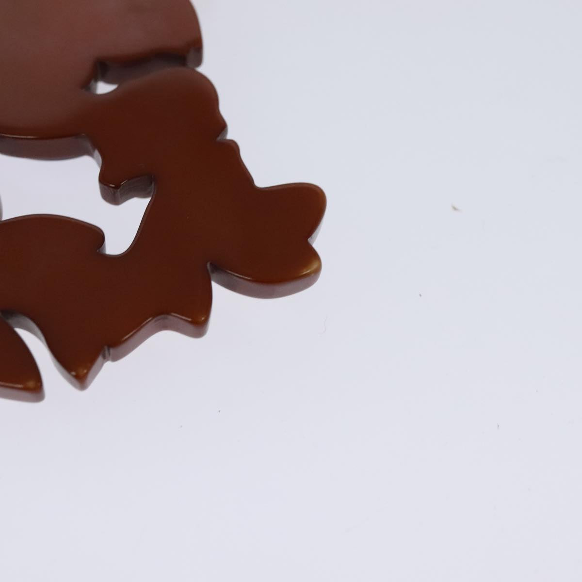 FENDI Key Holder plastic Brown hk1980