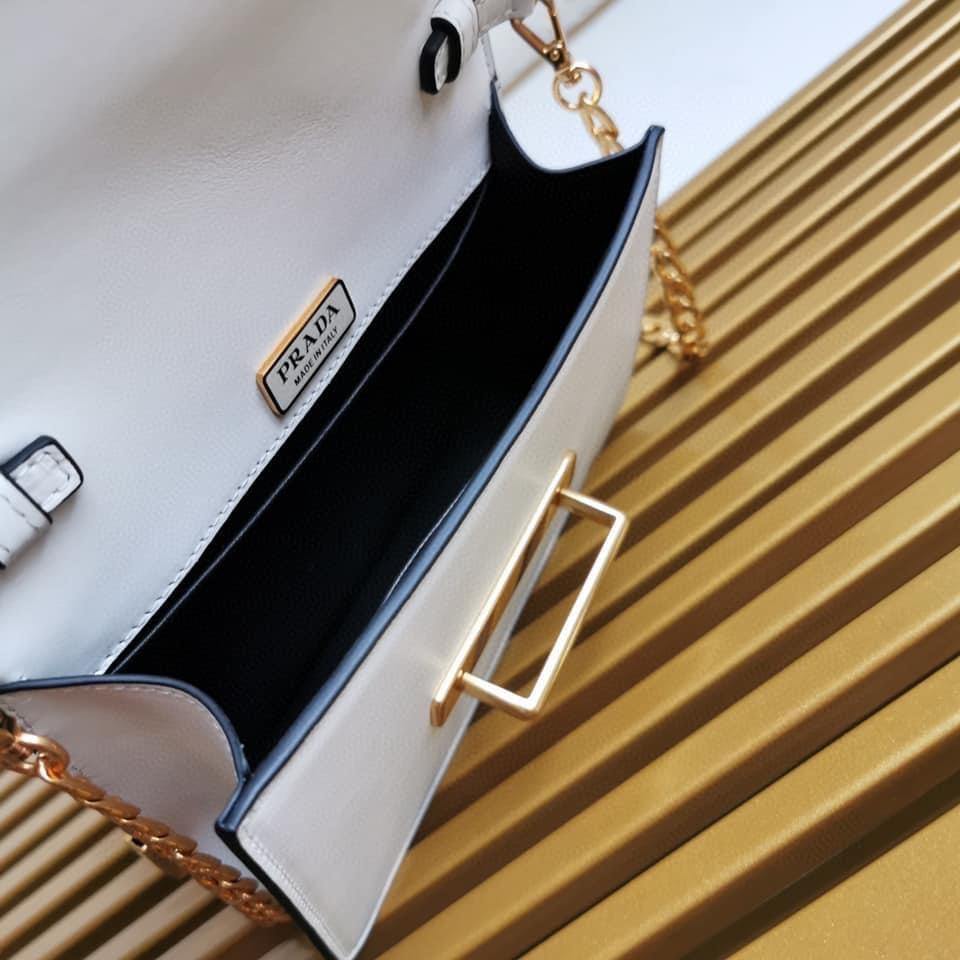 Prada Leather Cahier Bag