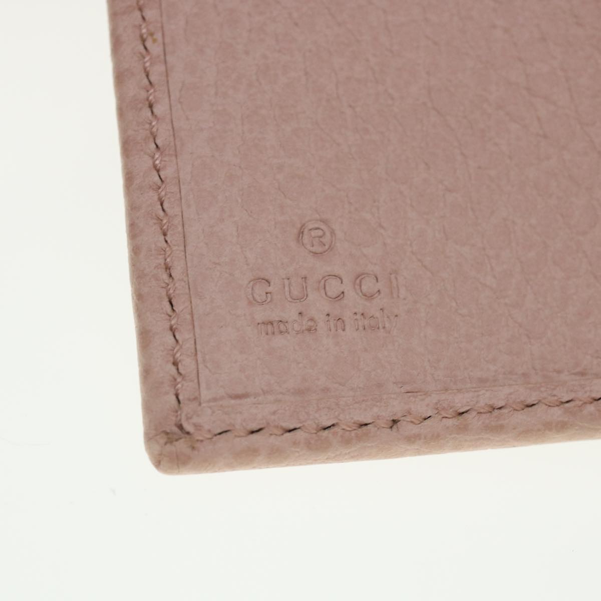 GUCCI GG Marmont Wallet Leather Pink 546584 ki2633