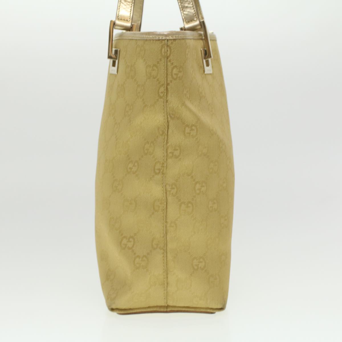 GUCCI GG Canvas Tote Bag Gold Tone 002.1099.001998 ki2751
