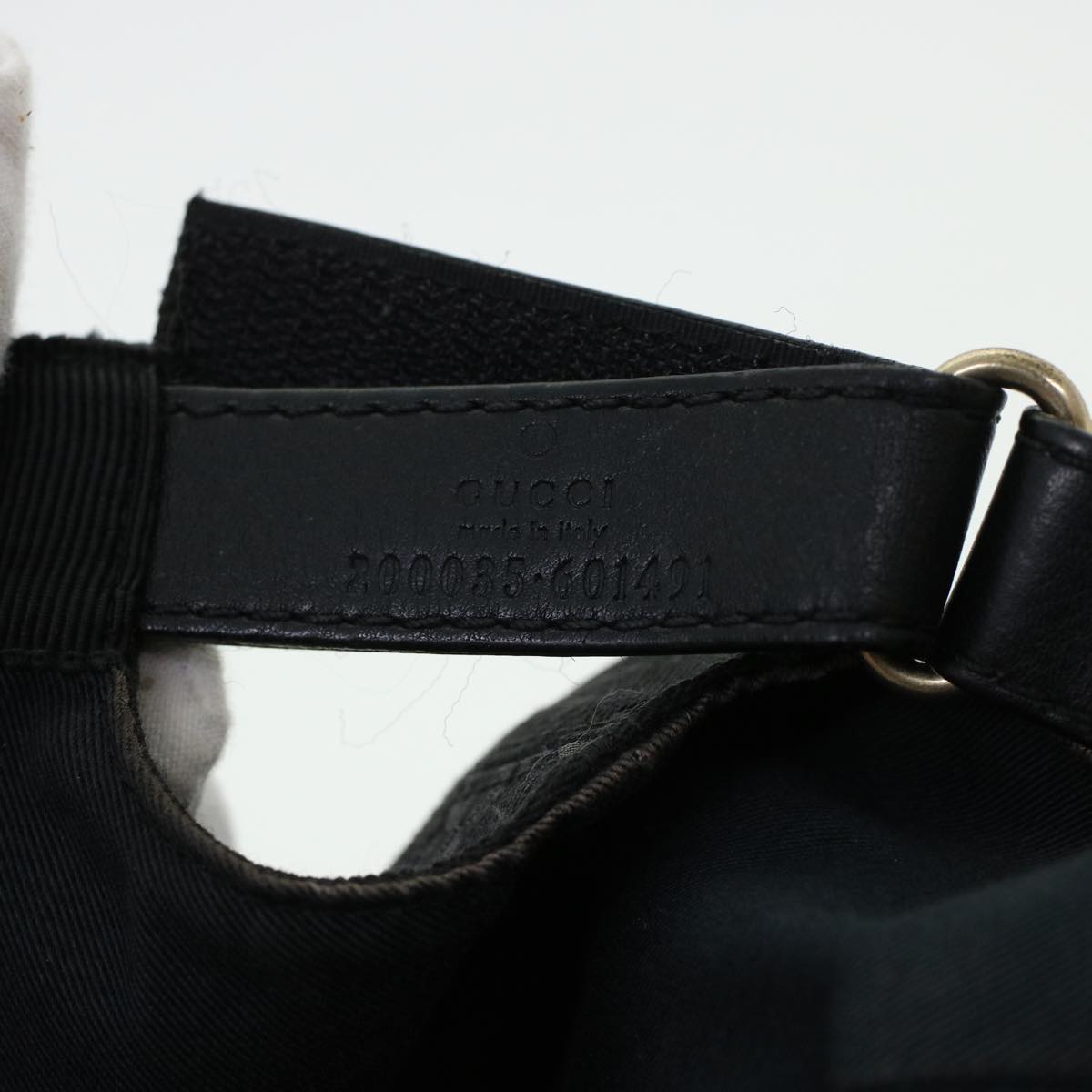 GUCCI GG Canvas Web Sherry Line Cap L Black Red Green 200035 ki2898