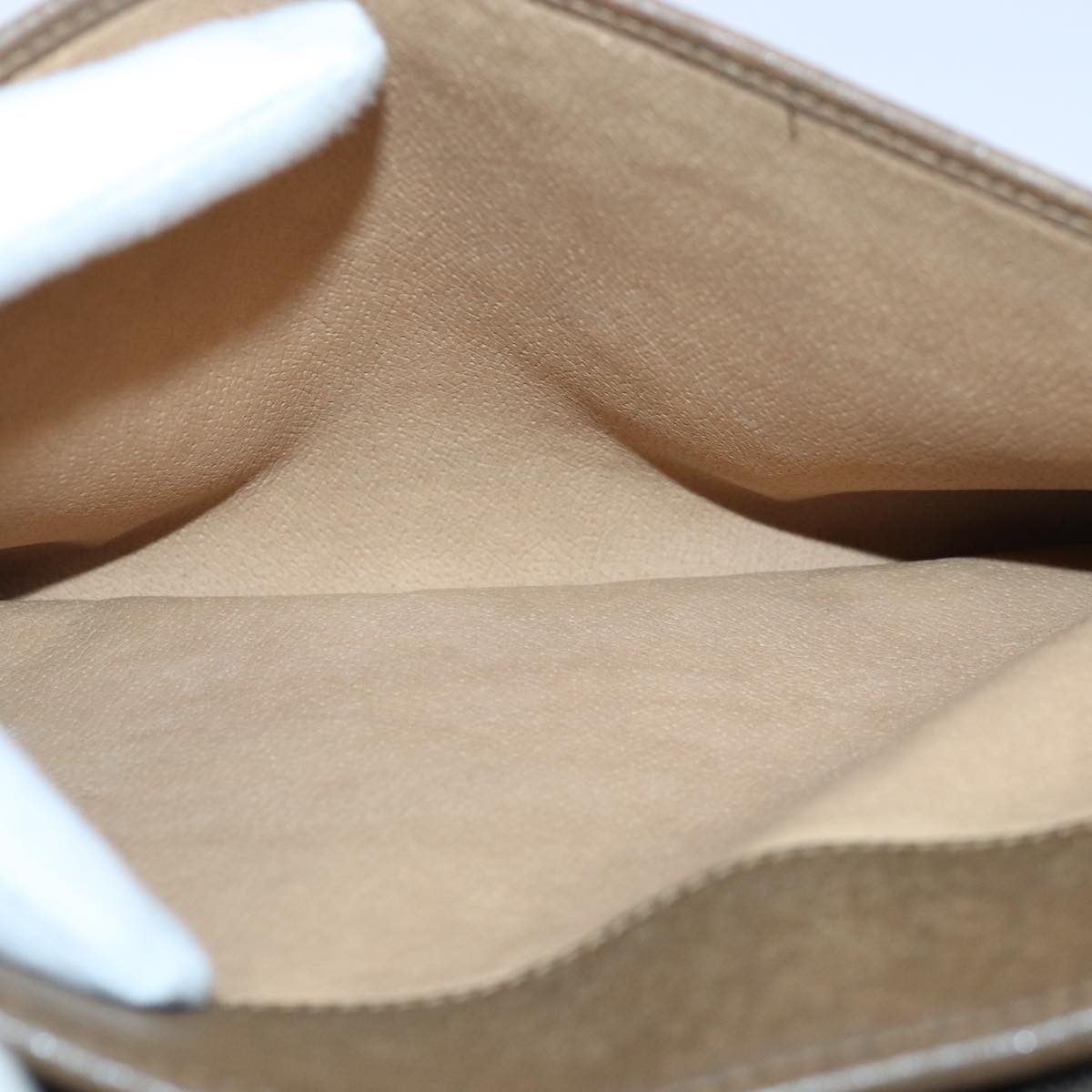 GUCCI GG Supreme Clutch Bag PVC Beige 111 01 037 ki4721
