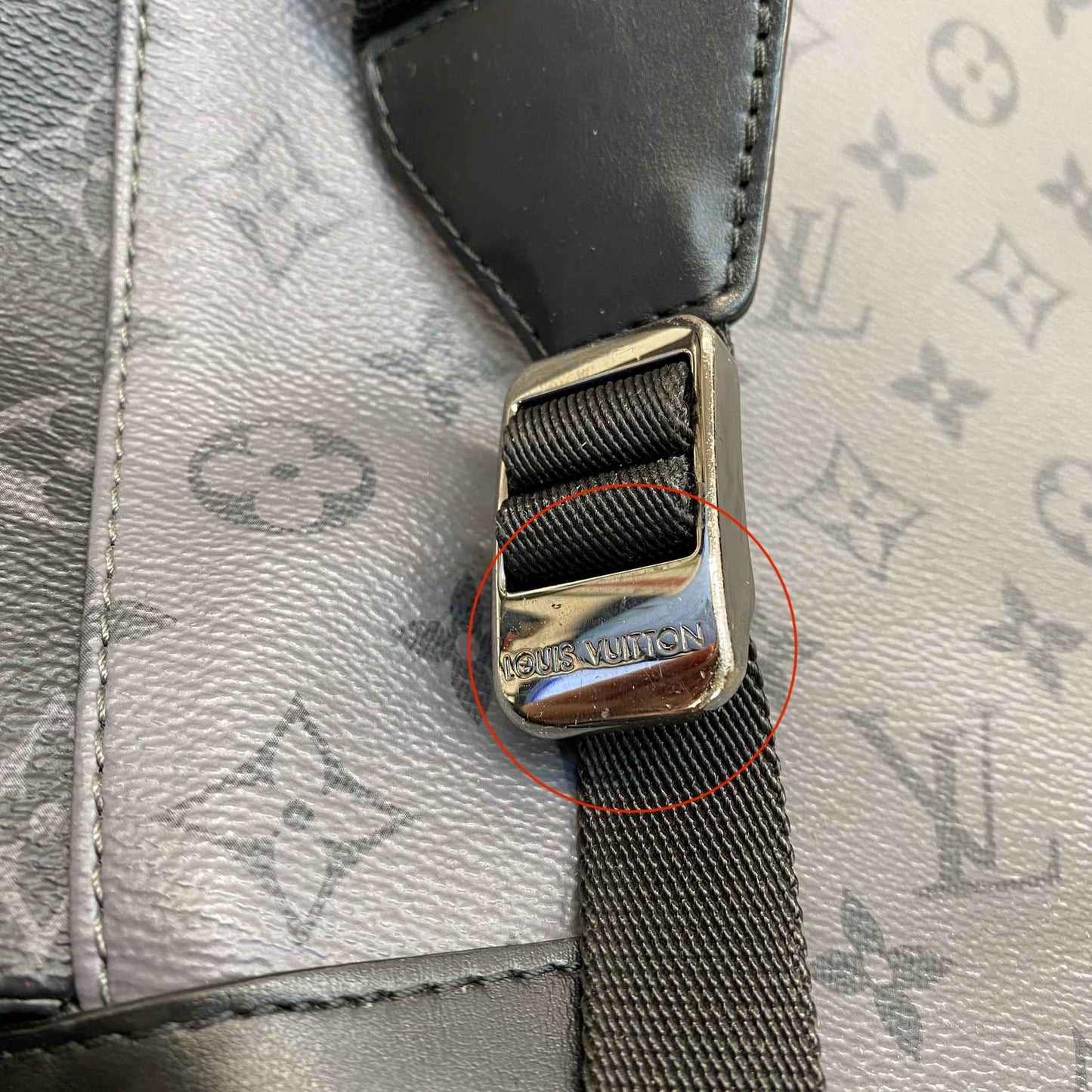 Men's Christopher Mm Monogram Eclipse Backpack Black