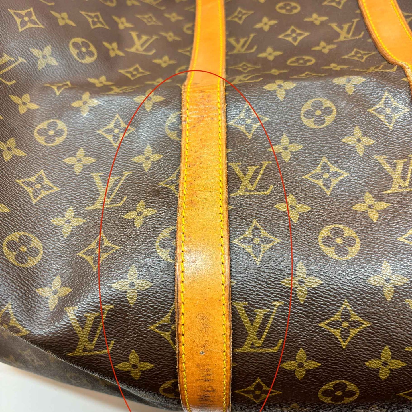 Men's Keepall 50 Monogram Vintage Bag Brown