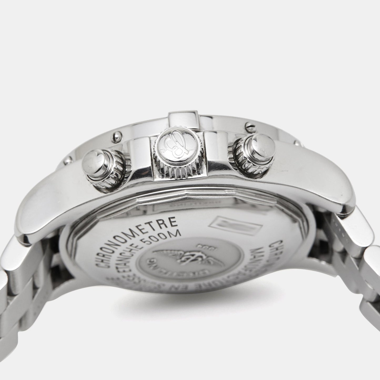 BREITLING Silver Stainless Steel SuperOcean A13340 Men's Wristwatch 42 mm