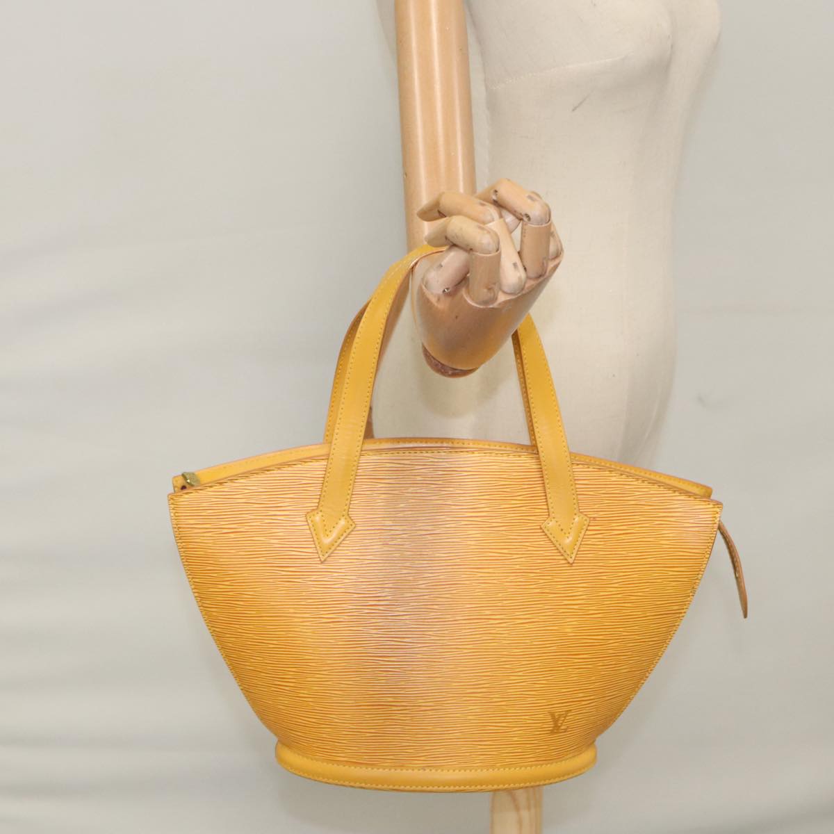 LOUIS VUITTON Epi Saint Jacques Hand Bag Yellow M52279 LV mr847