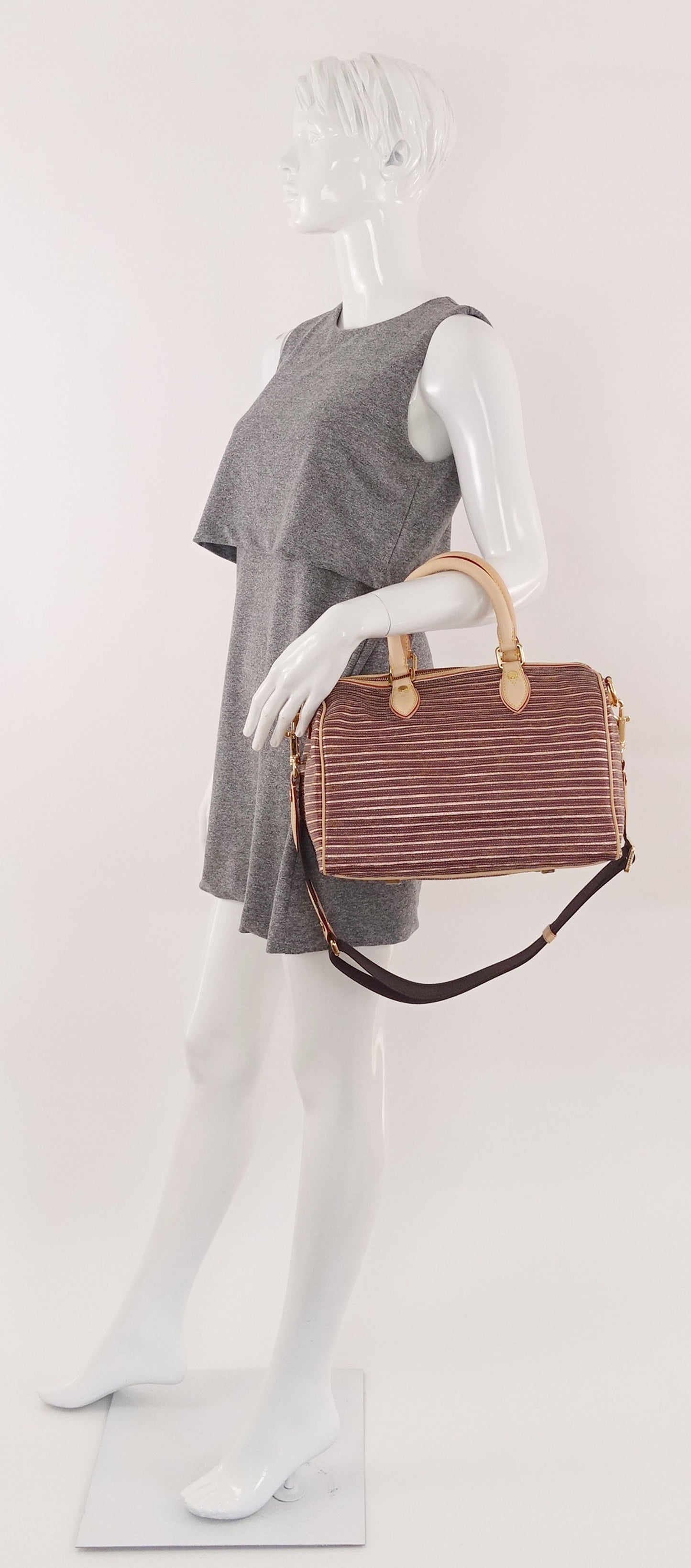 Louis Vuitto Eden Speedy Bandouliere 30 Canvas Handbag - 2010 Limited Edition