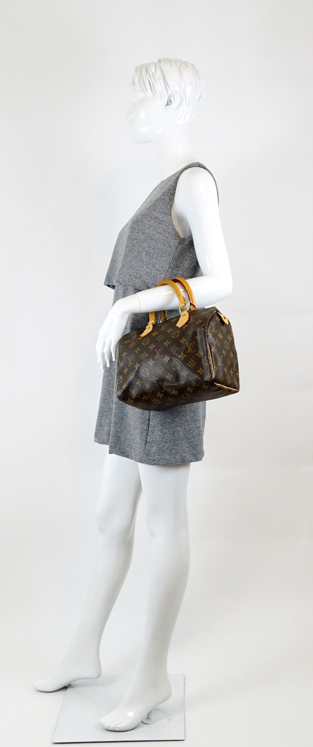 Louis Vuitto Speedy 25 Monogram Canvas Handbag