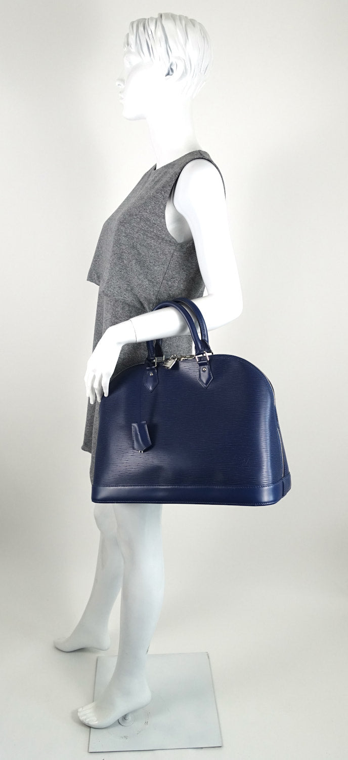 Louis Vuitto Alma GM Epi Leather Handbag
