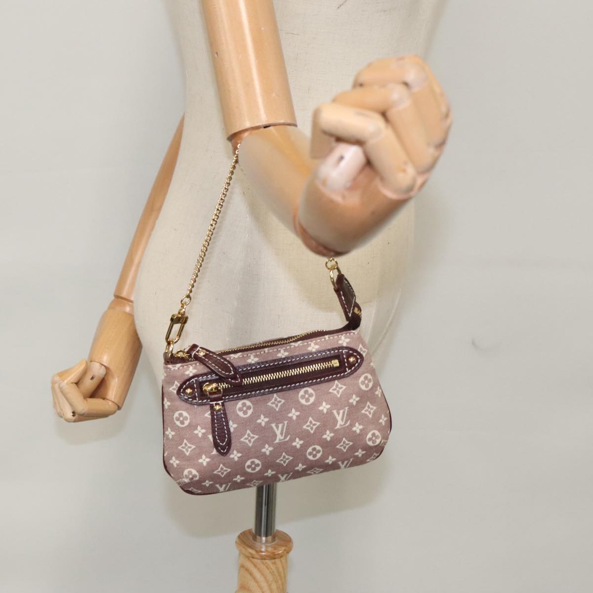 LOUIS VUITTON Ideal Mini Pochette Accessoires Pouch Sepia M62999 LV PP062A