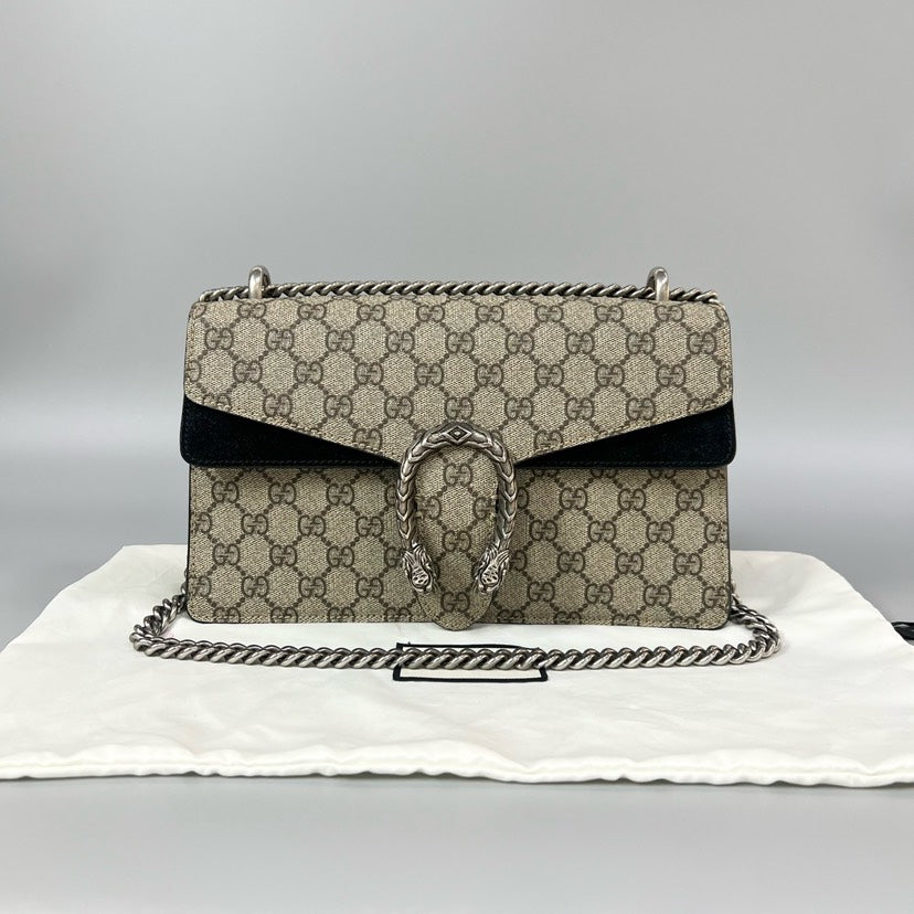 GLM-- Dionysus Medium Beige Canvas Shoulder Bag