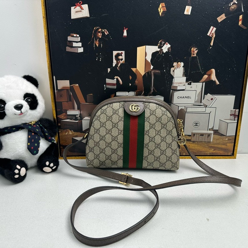GLM-- Ophidia Beige Shoulder Bag