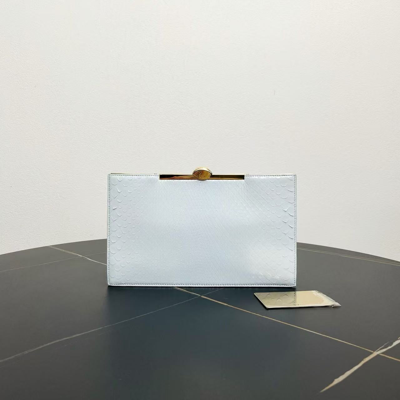 Gucci Sylvie White Clutch Handbag
