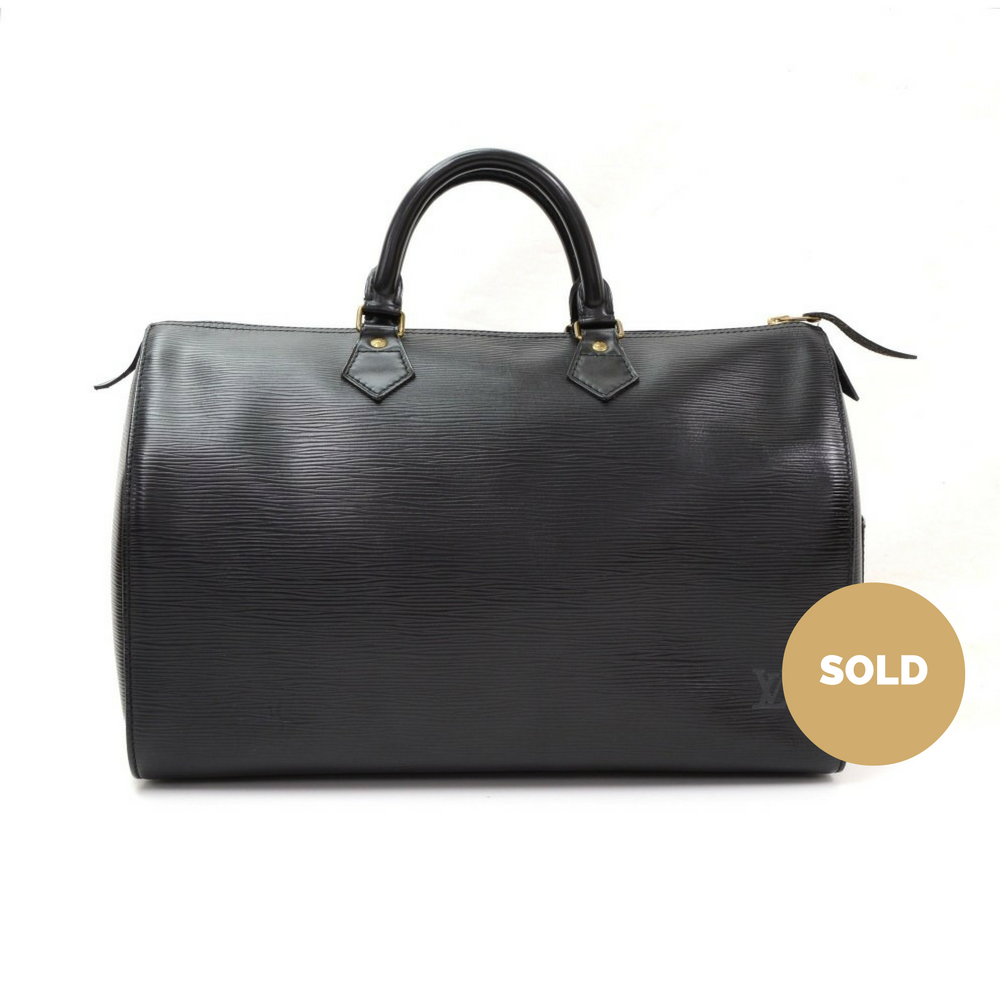 Louis Vuitto Speedy 35 Epi Leather Handbag