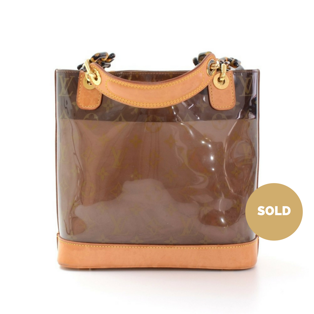 Louis Vuitto Sac Ambre PM Translucent Vinyl Bag