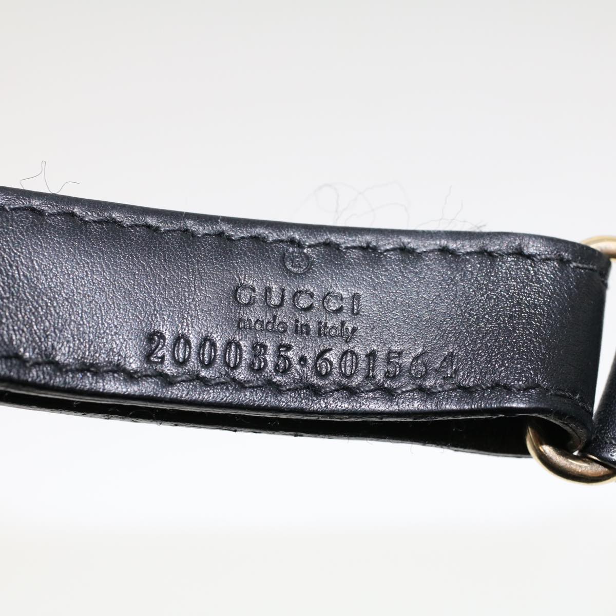 GUCCI GG Canvas Web Sherry Line Cap M Black Green Red 200035 tb743