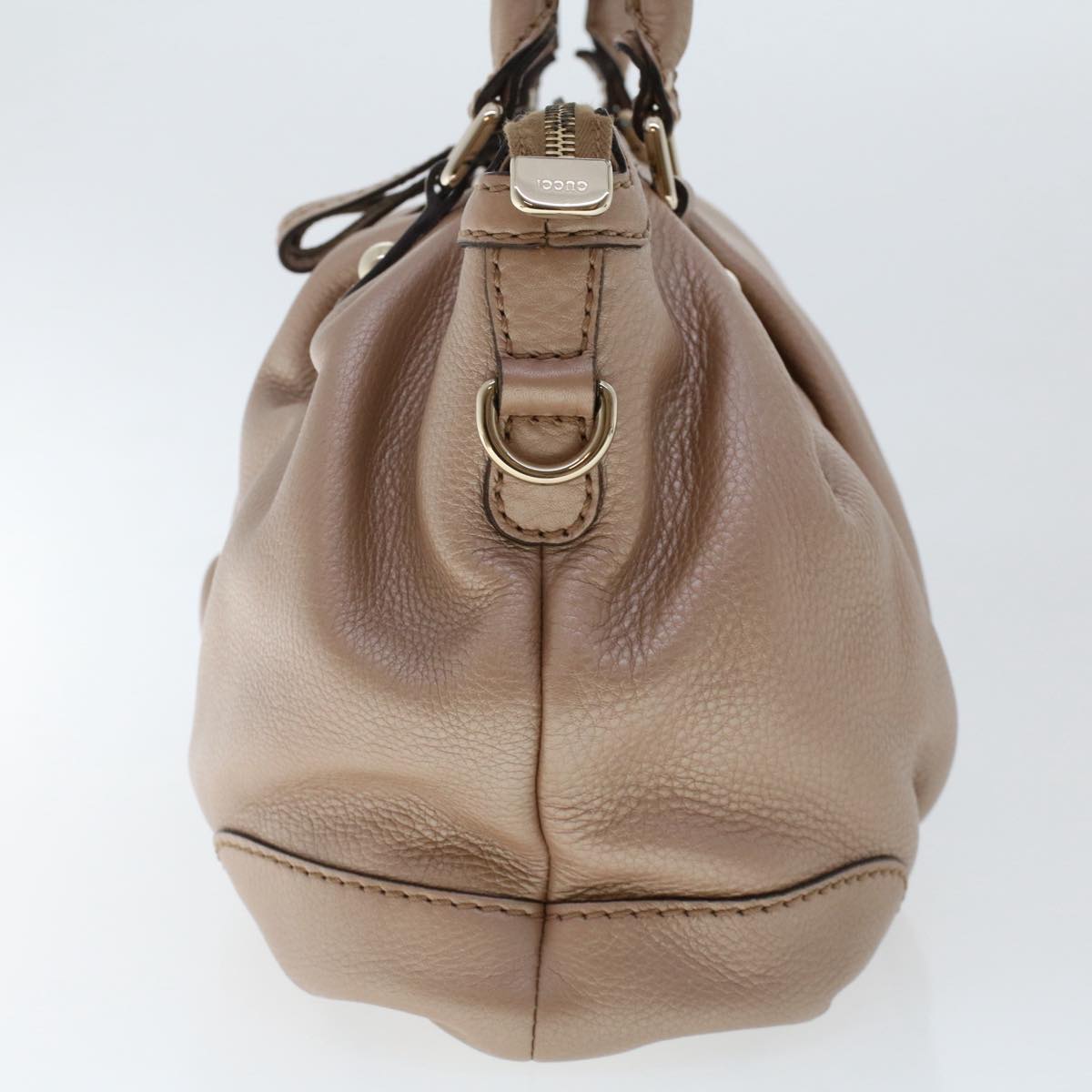 GUCCI Hand Bag Leather 2way Pink 247902 th3878