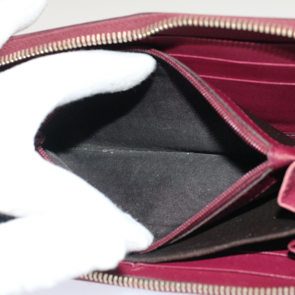 GUCCI GG Canvas Sherry Line Wallet 4Set Beige Black pink ti1195