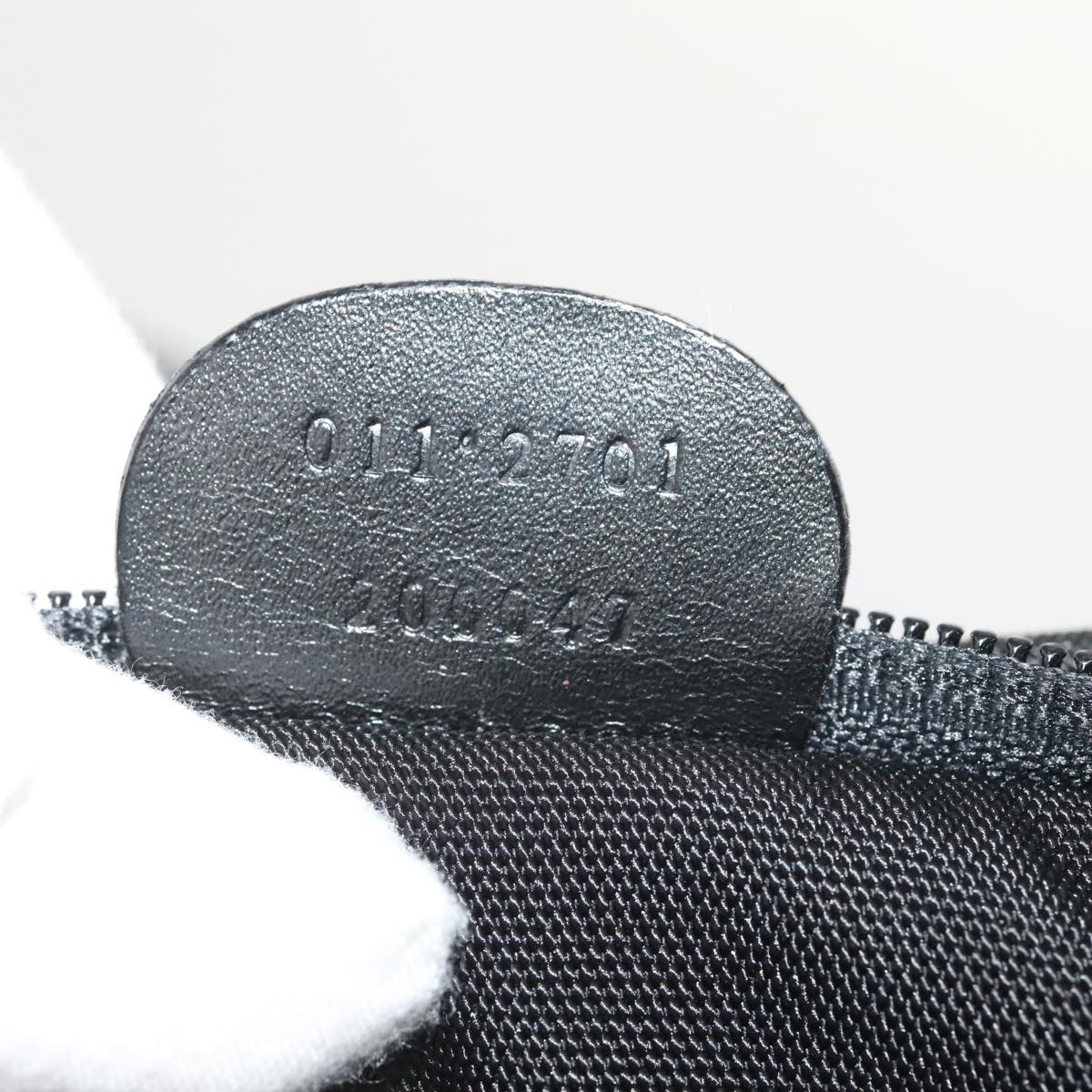 GUCCI Garment Cover Nylon Black Silver ti2059