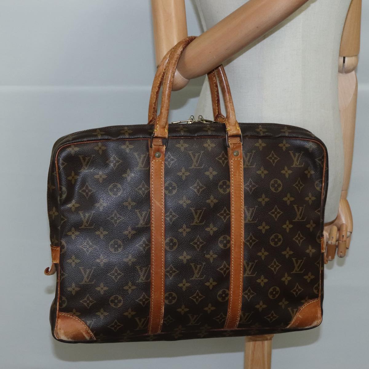 LOUIS VUITTON Monogram Porte Documents Voyage Business Bag M52005 ti2621