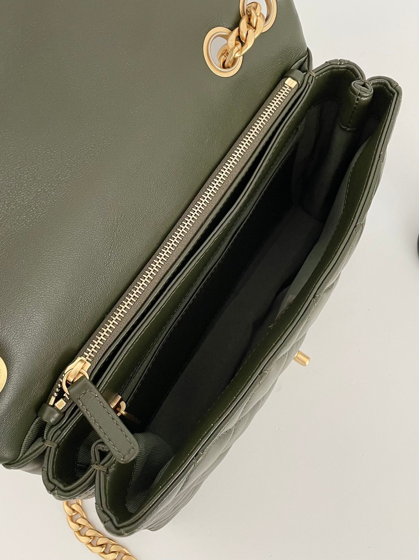 CHLSmall GlamIap Bag Green For Women Bags 8.7in/22cm
