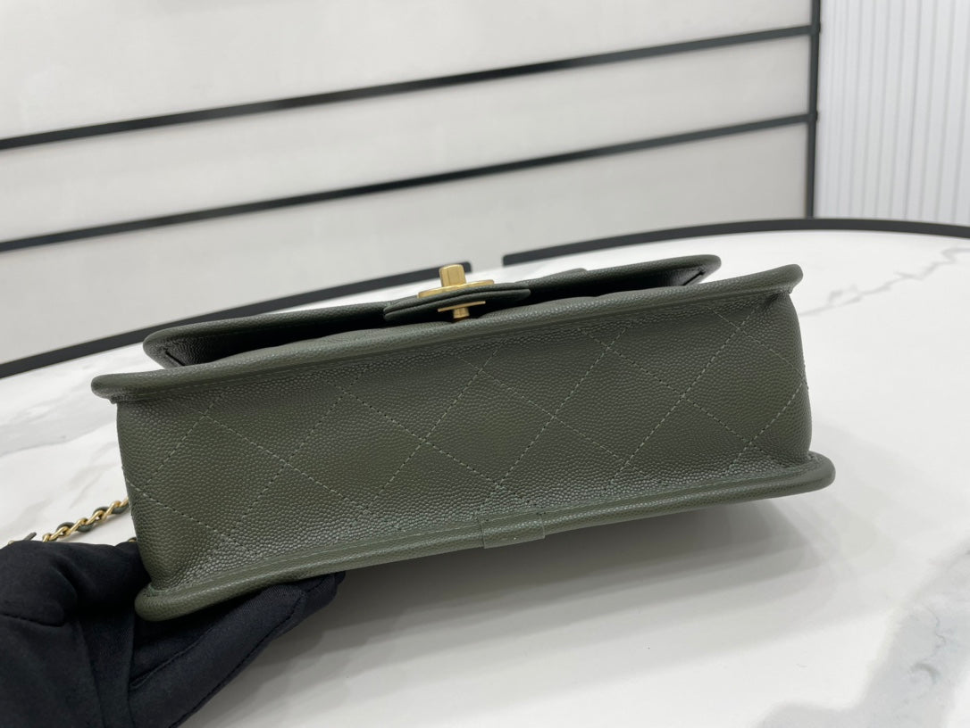 CHL AS3653 22K Bag Dark Green For Women Bags 9.8in/25cm