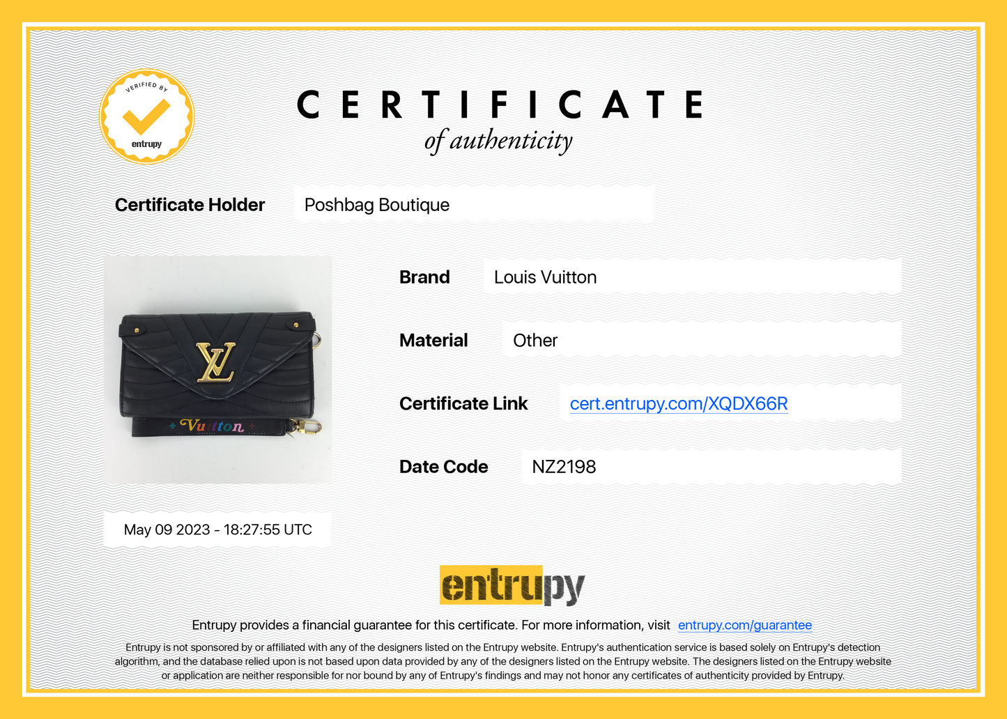 Louis Vuitto New Wave Calfskin Leather Long Wallet