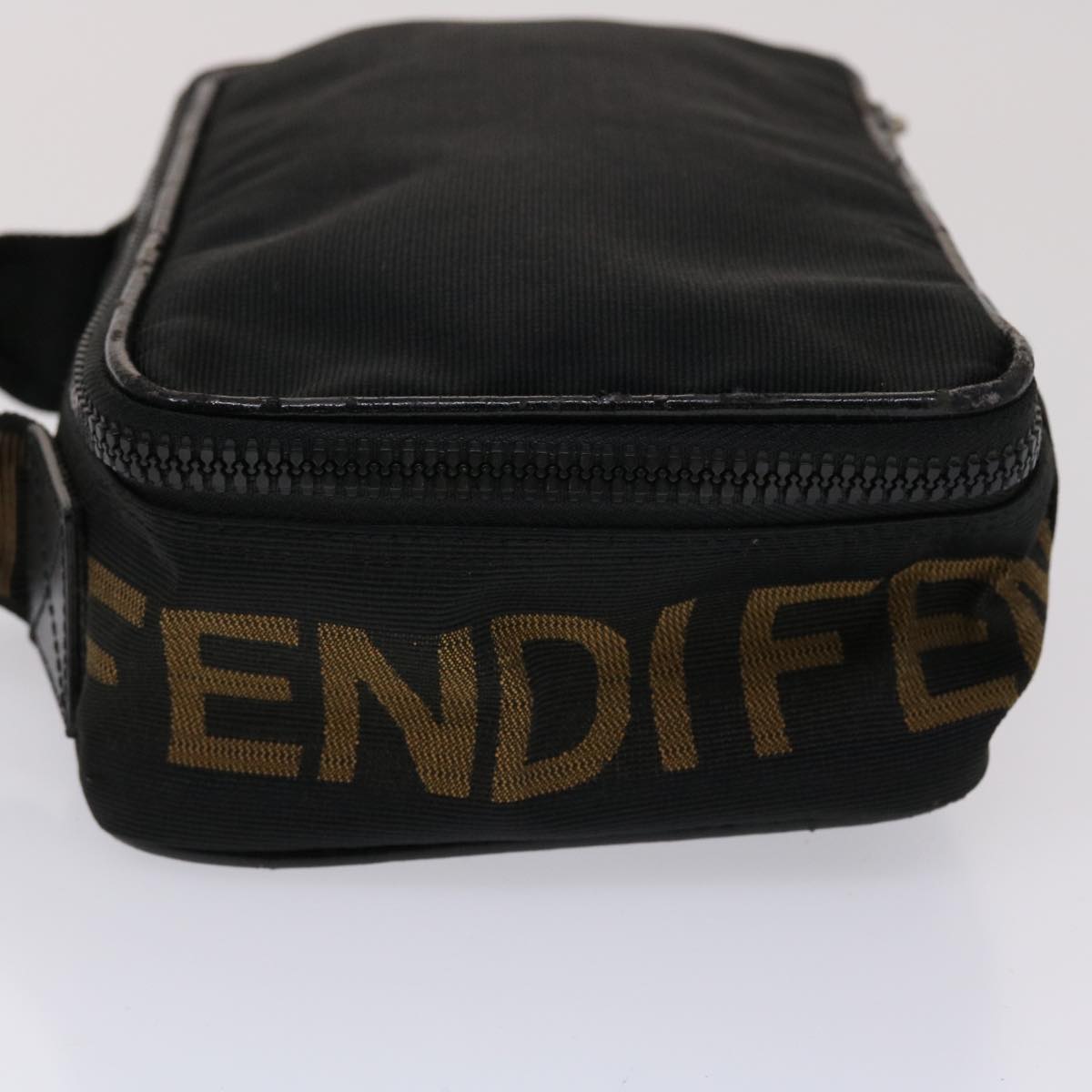 FENDI Hand Bag Nylon Black yb205